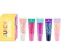 essence JUICY BOMB shiny lipgloss Pack de 5, 03 The Juicy Side Of Life | 5 Brillos de Labios JUICY BOMB Shiny, Tonos Variados, Fragancias Afrutadas, Textura Suave y no Pegajosa