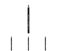 Essence Kajal, Delineador de ojos (01) - 1 unidad, Lápiz (Paquete de 4)