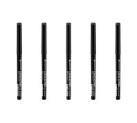 essence LÁPIZ de larga duración, n.º 01, negro, duradero, definitivo, vegano, resistente al agua, sin partículas de microplástico, sin nanopartículas, 5 unidades (5 x 0,28 g)