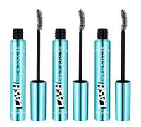 Essence LASH LIKE A BOSS INSTANT VOLUME & LENGTH MASCARA IMPERMEABLE, Schwarz, volumengebend, bend, paquete de 3 (3 x 9,5 ml)
