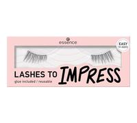 essence LASHES TO IMPRESS, de larga duración, dar volumen, curvar, definir (1pair)