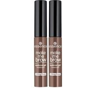 ESSENCE Make Me brow Gel máscara para cejas 02 Browny Brows (Paquete de 2)