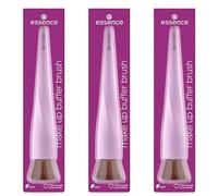 essence make up buffer brush, Pincel de maquillaje, n.º 01, multicolor, sin nanopartículas, pack de 3 (3x1pcs)