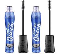 Essence Máscara Efecto Pestañas Artificiales Resistente Al Agua Call Me Queen, De Larga Duración, Dar Volumen, Expresión Del Resultado, Intensivo (11.5Ml) (Paquete de 2)