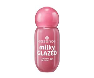 essence milky GLAZED glossy lip balm Brillo labial 4 ml Nr. 08 - Bubble Milk Tea