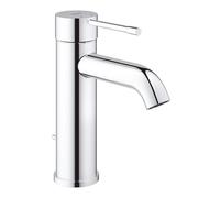 Essence New 2359200A - Grifo de baño de un solo agujero con mango en S, material de latón, metálico