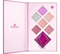 essence Paleta de ojos y rostro CRYSTAL CRUSH, resultado inmediato, escarchado, mate (7.1g)