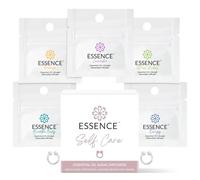Essence - Paquete de difusor nasal de cuidado personal, anillos de nariz de silicona para el estrés, energía y claridad mental, paquete de aromaterapia portátil para bienestar y equilibrio del estado