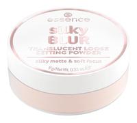 essence Polvo fijador silky BLUR TRANSLUCENT LOOSE SETTING POWDER, matificante, fijación, iluminador, translúcido, mate (9g)