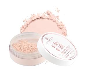 essence Polvo fijador silky BLUR TRANSLUCENT LOOSE SETTING POWDER, matificante, fijación, iluminador, translúcido, mate (9g)