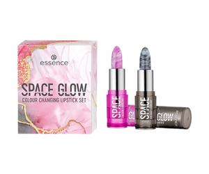 essence SET DE BARRAS DE LABIOS QUE CAMBIAN DE COLOR SPACE GLOW, adaptación al color, natural (1pcs)