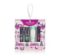 essence Set de regalo de mascara Lash Princess Holiday Gift | 4 mascaras en 1 juego | Efecto de labios falso, impermeable, rizado y volumen, esculpido | Holiday Gift for Beauty Lovers | Vegan