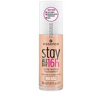 essence stay ALL DAY 16h base de maquillaje de larga duración, de larga duración, matificante, corrector de color, mate (30ml)