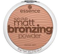 ESSENCE Sun Club Matt Bronzing polvos bronceadores 02 Sunny | Acabado mate, Look bronceado natural, Bronceador