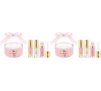essence the most wonderful kiss of the year hydra kiss LIP OIL set 01 Wish for a Kiss, set de aceite labial de tres tonos limitados, acabado brillante (Paquete de 2)