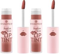 essence TINTE DE LABIOS hydra kiss larga duración brillante (4ml) (Paquete de 2)