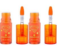 essence Tinte labial Superman jelly, de larga duración, secado rápido, resultado inmediato, en gel (4g) (Paquete de 2)