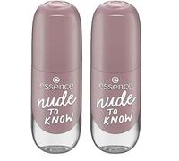ESSENCE UÑAS ESMALTE GEL NAILCOLOUR 80 NUDE TO KNOW (Paquete de 2)
