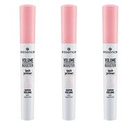 essence VOLUME BOOSTER lash primer, rímel, blanco, voluminizador, imprimador, con aceites, vegano, sin partículas de microplástico, paquete de 3 (3 x 7 ml)