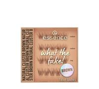 essence what the fake! false lashes - natural cluster brown Pestañas 1 g Nr. 05 - Natural Cluster Brown