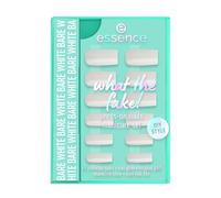 essence what the fake! PRESS-ON NAILS manicure set - bare white Set de cuidado de uñas 28 piezas Nr. 04 - Bare White
