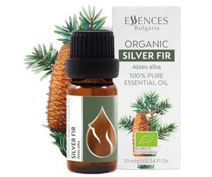 Essences Bulgaria Aceite Esencial de Abeto Blanco Orgánico 10ml | Abies alba | 100% Puro y Natural | Sin Diluir | Grado Terapéutico | Granja Familiar | Destilado al Vapor | Sin OMG | Vegano