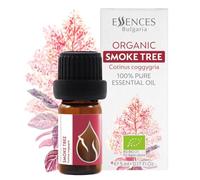 Essences Bulgaria Aceite Esencial de Árbol de Humo Orgánico 5ml | Cotinus coggygria | 100% Puro y Natural | Sin Diluir | Grado Terapéutico | Granja Familiar | Destilado al Vapor | Sin OMG | Vegano