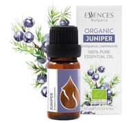 Essences Bulgaria Aceite Esencial de Enebro Orgánico 10ml | Juniperus communis | 100% Puro y Natural | Sin Diluir | Grado Terapéutico | Granja Familiar | Destilado al Vapor | Sin OMG | Vegano
