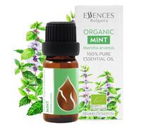 Essences Bulgaria Aceite Esencial de Menta Orgánica 10ml | Mentha arvensis | 100% Puro y Natural | Sin Diluir | Grado Terapéutico | Granja Familiar | Destilado al Vapor | Sin OMG | Vegano