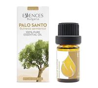 Essences Bulgaria Aceite Esencial de Palo Santo 5ml | Bulnesia sarmientoi | 100% Puro y Natural | Sin diluir | Grado Terapéutico | Aromaterapia | Cosméticos | Libre de crueldad | Sin OGM