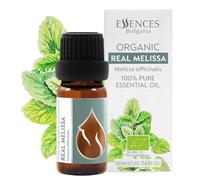 Essences Bulgaria Aceite esencial de Toronjil Real Orgánico 10ml | Melissa officinalis | 100% Puro y Natural | Sin Diluir | Grado Terapéutico | Granja Familiar | Destilado al Vapor | Sin OMG | Vegano