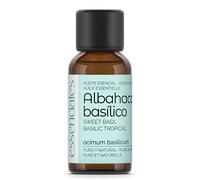 ESSENCIALES Aceite Esencial de Albahaca - basílico 30 ml - 100% Puro y Natural - Aroma Herbal y Especiado - Ideal para Difusor y Aromaterapia