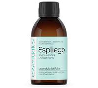 Essenciales - Aceite Esencial de Espliego BIO, ECOLÓGICO, 100% Puro y Certificado, 200 ml | Aceite Esencial Lavandula Latifolia