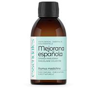 ESSENCIALES Aceite Esencial de Mejorana española 200 ml - 100% Puro y Natural - Aroma Relajante - Ideal para Difusor y Aromaterapia