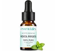 ESSENCIALES Aceite Esencial de Menta Piperita 10 ml - 100% Puro y Natural - Aroma Refrescante y Estimulante - Ideal para Difusor y Aromaterapia