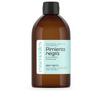 ESSENCIALES Aceite Esencial de Pimienta negra 500 ml - 100% Puro y Natural - Aroma Herbal y Especiado - Ideal para Difusor y Aromaterapia