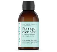 Essenciales - Aceite Esencial de Romero Alcanfor BIO, Ecológico, 100% Puro, 200 ml | Aceite Esencial Rosmarinus Officinalis