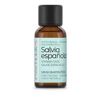ESSENCIALES Aceite Esencial de Salvia española 30 ml - 100% Puro y Natural - Aroma Herbal Intenso - Ideal para Difusor y Aromaterapia