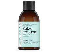 ESSENCIALES Aceite Esencial de Salvia romana o sclarea 200 ml - 100% Puro y Natural - Aroma Herbal Intenso - Ideal para Difusor y Aromaterapia