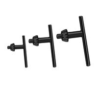 Essential 3pcs Taladro Chucks Llave Juego de Llave Alta de Acero al Carbono Llave Chucksschlüssel para uso cómodo de herramientas manuales