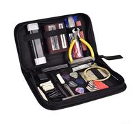Essential 72PCS Kit de reparación de guitarra para guitarras eléctricas y ukeleles incluye varias herramientas en una práctica bolsa de almacenamiento