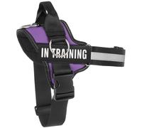 Essential - Arnés para perro, sin tirones, con 3 anillos laterales para la colocación de la correa, sin estrangulamiento, reflectante, fácil de poner y quitar y mango de control mejorado