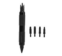 Essential Deburring Edge Cleaning Tool Quick Removal of Burrs Flashes Sharp Edges on Metal Plastic Wood Must Have Hand Tool for Post Processing Finishing Work (Negra)