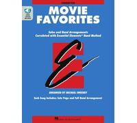 Essential elements - movie favorites (conductor) concert band/harmonie/fanfare +cd: Conductor Book
