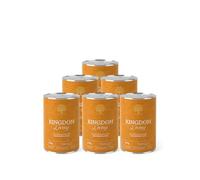 Essential Kingdom Living 6 x 400 g | Comida húmeda para perros con jabalí y cerdo | sin cereales con alto contenido de carne | según el principio BOF