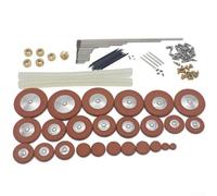 Essential - Kit de reparación de saxofón alto con tornillos de metal y resortes, juego completo para una acción suave de las teclas