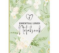 Essential Lined Notebook: Simple College Ruled Journal for Writing, School, and Office - 8.5 x 11 inches, 125 Pages