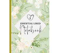 Essential Lined Notebook: Simple College Ruled Journal for Writing, School, and Office - 8.5 x 11 inches, 125 Pages