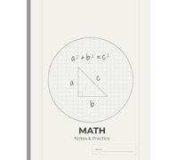Essential Math Notebook: 5 mm Graph Paper Notes, Formulas & Practice for Students
