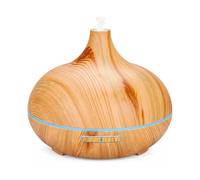 Essential Oil Diffuser 500ml Ultrasonic Aromatherapy Humidifier, Cool Mist Aroma Diffuser, 7 Color LED Lights, 4 Timer, Air Freshener, Humidifier, for